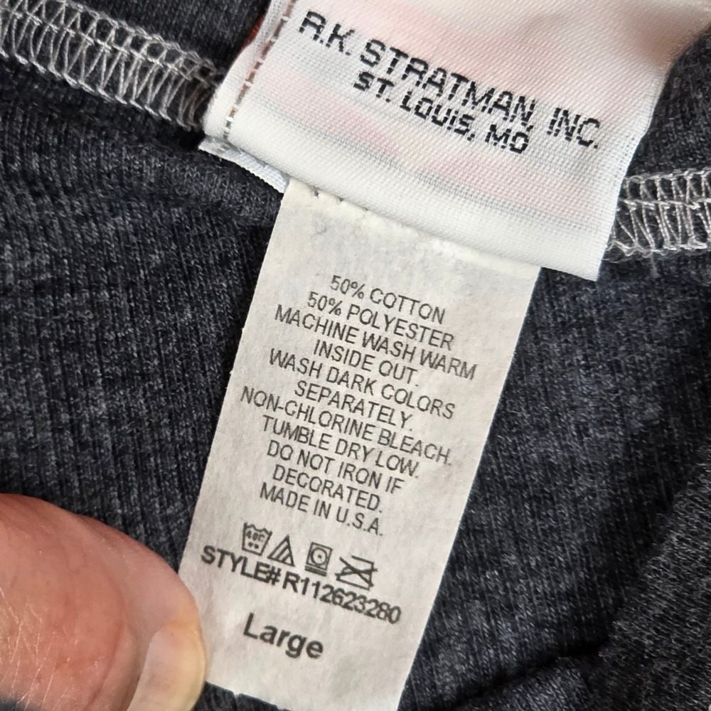 Harley-Davidson Thermal Top Womens‎ L Charcoal Pink Barnett El Paso Biker - Picture 6 of 10